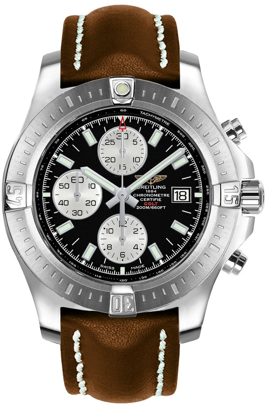 Breitling Colt Chronograph Automatic Black Dial Men's Watch A1338811/BD83-437X