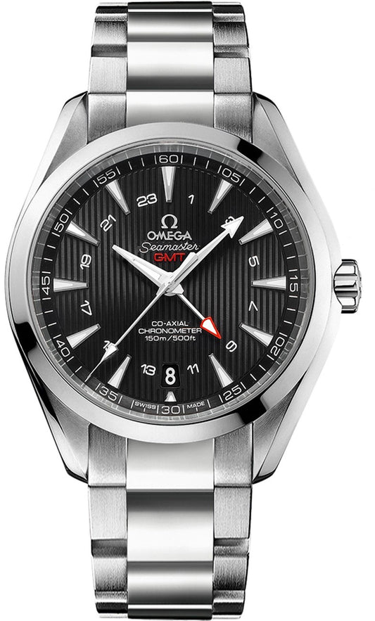 Omega Seamaster Aqua Terra GMT Black Dial 43mm Men's Watch 231.10.43.22.01.001