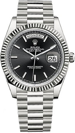 Rolex Day-Date 40 White Gold Watch 228239-0004