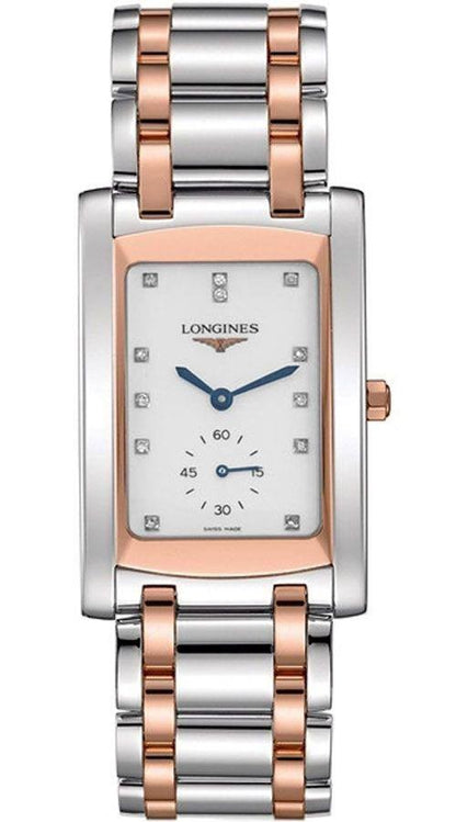 Longines DolceVita White Pearl & Diamond Dial Men's Watch L5.655.5.88.7