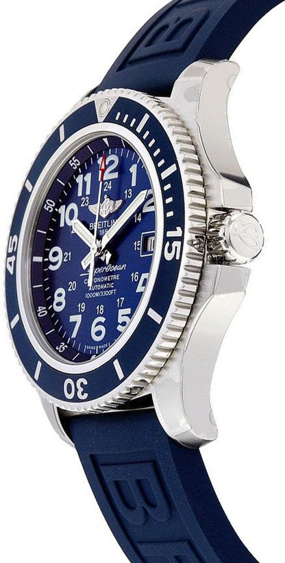 Breitling Superocean II 44 Blue Men's Luxury Watch A17392D81C1S2