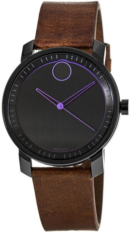 Movado Bold Brown Leather Women's Watch 3600488