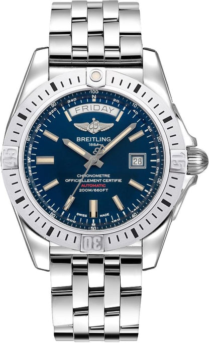 Breitling Galactic 44 Blue Dial Men's Watch A45320B9/C902-375A