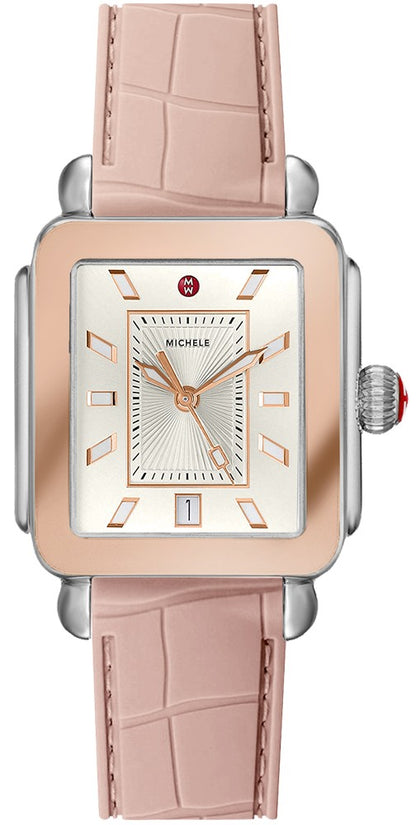 Michele Deco Sport Two-Tone Pink Gold Ladies Watch MWW06K000015