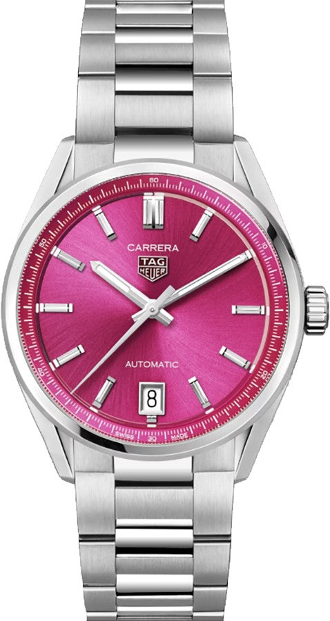 Tag Heuer Carrera Date Pink Dial Women's Watch WBN2313.BA0001