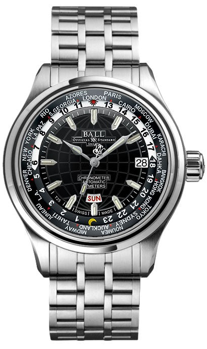 Ball Trainmaster Worldtime Men's Watch GM1020D-S1CAJ-BK