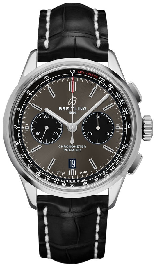 Breitling Premier B01 Chronograph 42 Grey Men's Watch AB0118221B1P2