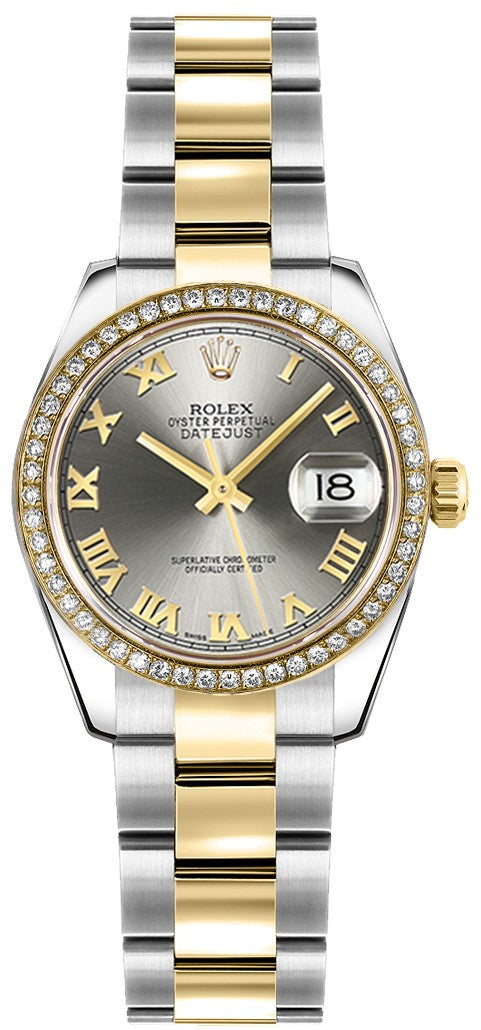 Rolex Lady-Datejust 26 Yellow Gold & Steel Watch 179383