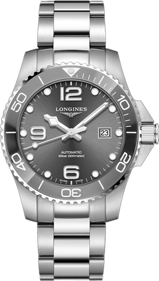 Longines HydroConquest Grey Dial Men's Watch L3.782.4.76.6