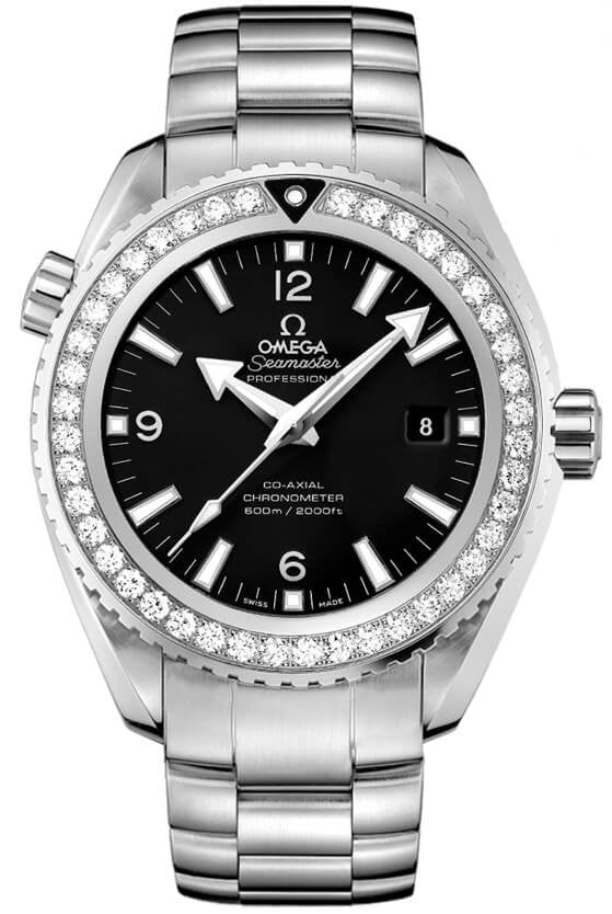 Omega Seamaster Planet Ocean Diamond Bezel Luxury Watch 232.15.46.21.01.001