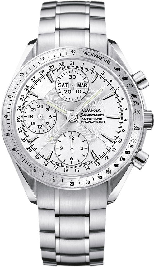 Omega Speedmaster Day-Date Chronograph Silver Dial 40mm Men's Watch 3221.30.00