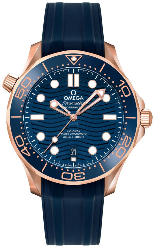 Omega Seamaster Diver Rose Gold Men's Watch 210.62.42.20.03.001