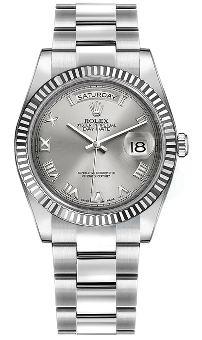 Rolex Day-Date 36 Automatic 18K White Gold Watch 118239-0145