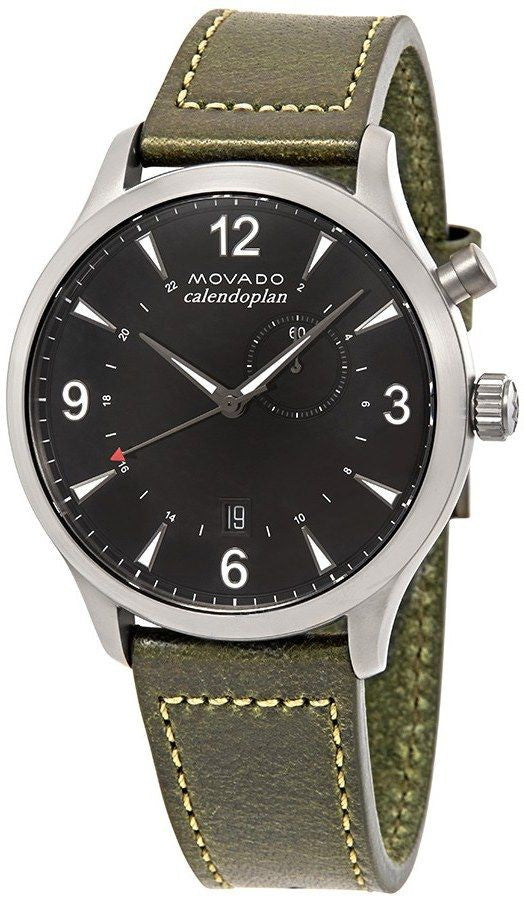 Movado Heritage Black Dial Men's Watch 3650019