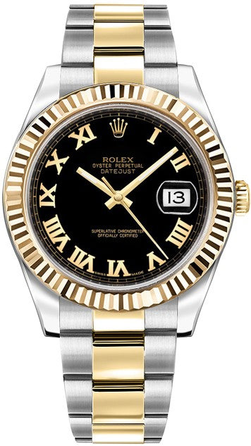 Rolex Datejust II 41 Gold & Steel Men's Watch 116333-0003