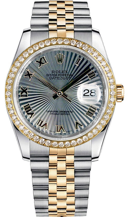 Rolex Datejust 36 Diamond Bezel Luxury Watch 116243