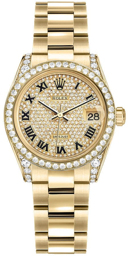 Rolex Datejust 31 Diamond Swiss Women's Watch 178158-0084