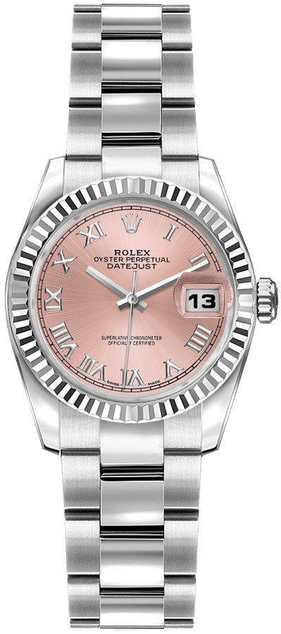 Rolex Lady-Datejust 26 Pink Dial Watch 179174