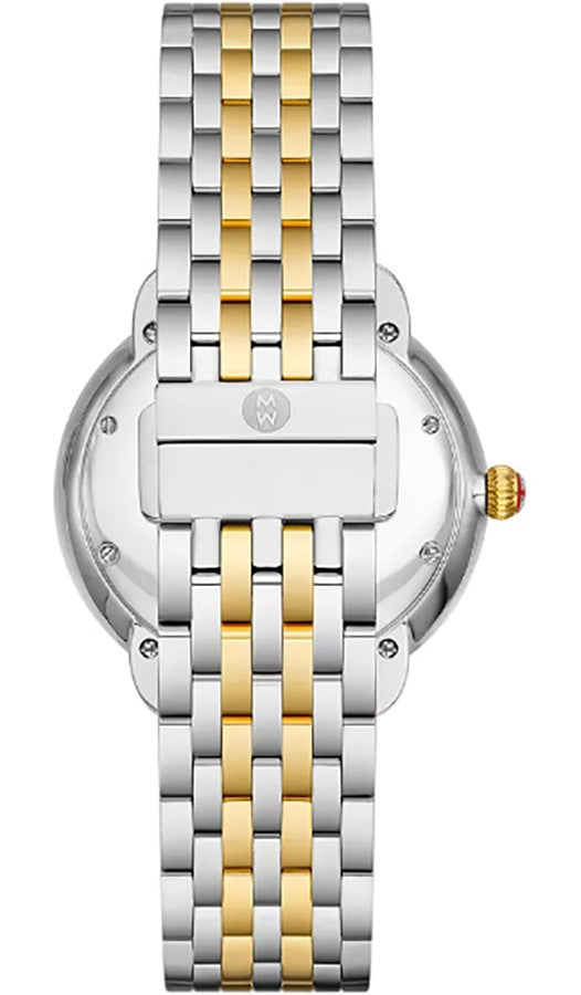 Michele Serein Mid Two-Tone Diamond Women's Watch MWW21B000138