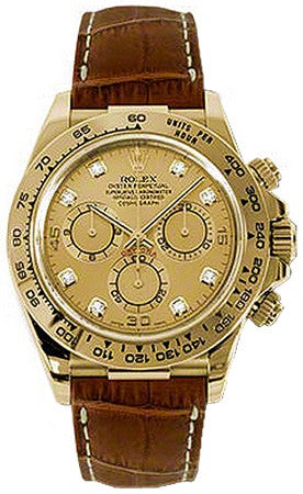 Rolex Cosmograph Daytona Champagne Dial Men's Watch 116518