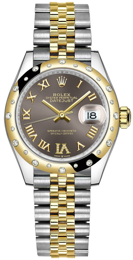 Rolex Datejust 31 Diamond Roman VI Women's Watch 278343RBR-0018