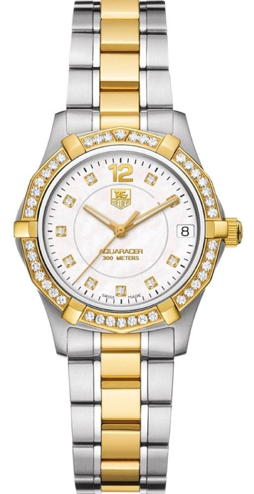 Tag Heuer Aquaracer Diamond & Pearl Ladies Watch WAF1350.BB0820