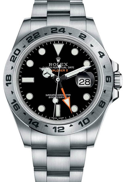 Rolex Explorer II Black Dial Stainless Steel Men's Watch 216570-0002