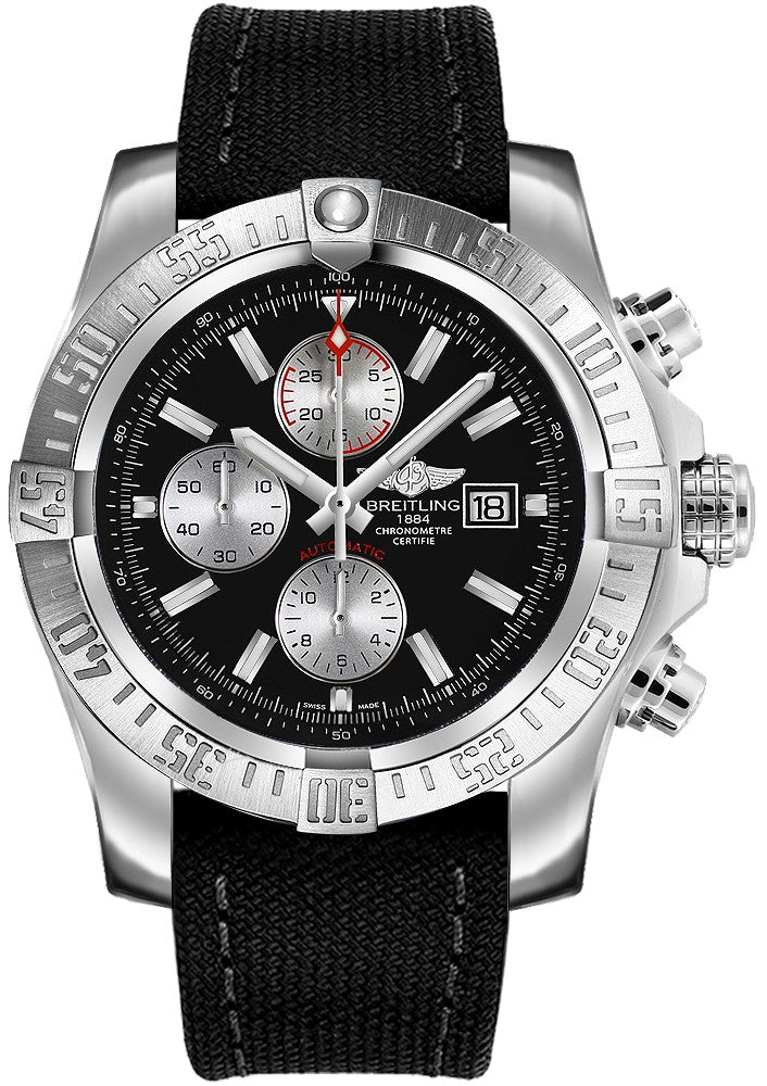 Breitling Super Avenger II Black Dial Men's Watch A13371111B1W1