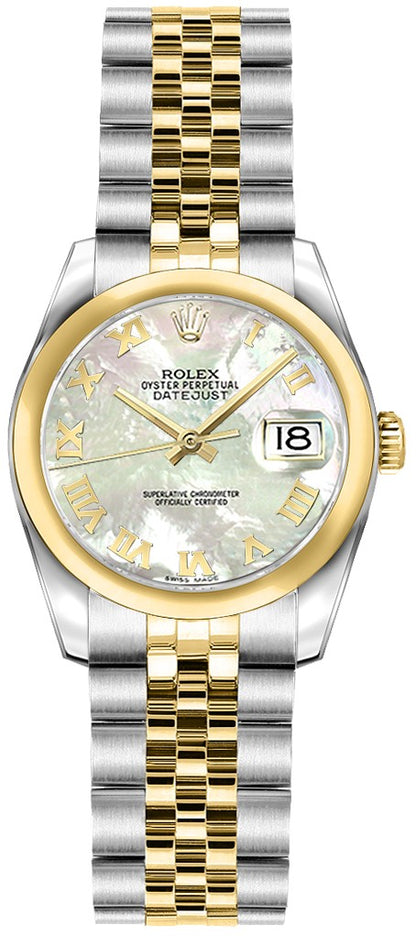 Rolex Lady-Datejust 26 Mother of Pearl Dial Jubilee Women's Watch 179163