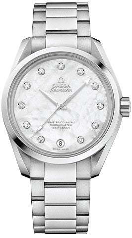 Omega Seamaster Aqua Terra Pearl Diamond Dial Women's Watch 231.10.39.21.55.002