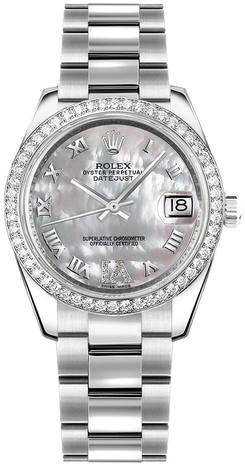 Rolex Datejust 31 Diamond Women's Watch 178384-0014