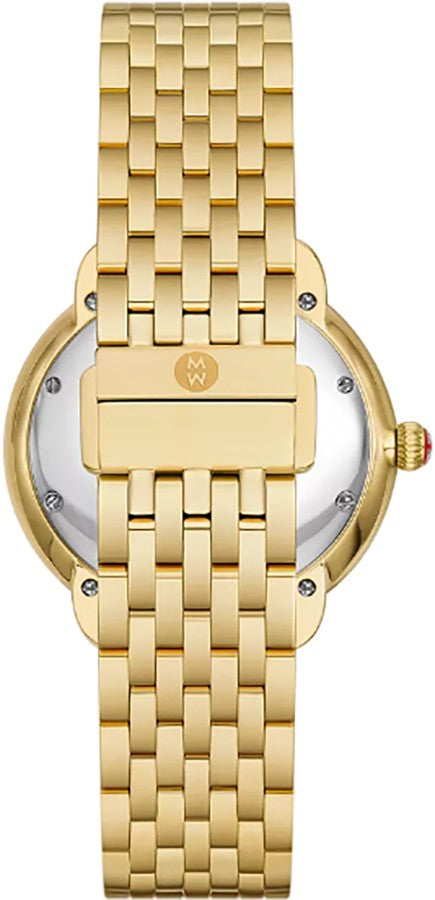 Michele Serein Mid 18k Yellow Gold Women's Watch MWW21B000160