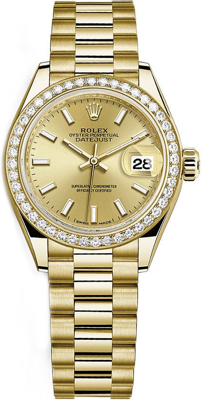 Rolex Lady-Datejust 28 Luxury Women's Watch 279138RBR-0014