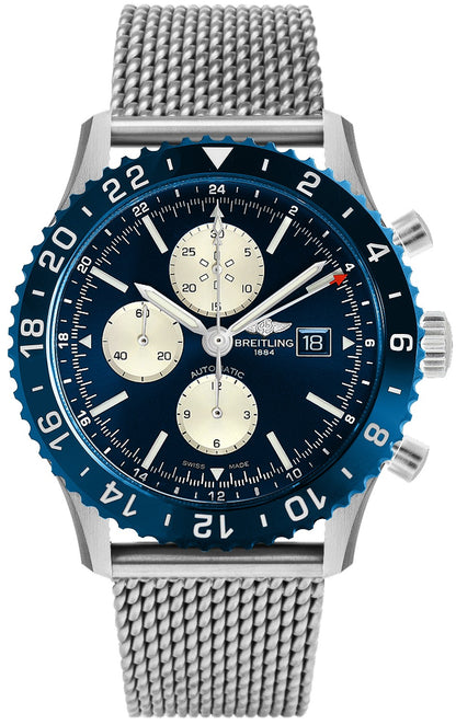 Breitling Chronoliner Blue Dial Men's Watch Y2431016/C970-159A