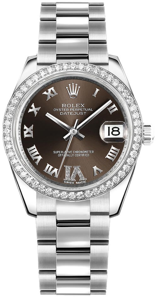 Rolex Datejust 31 Rhodium Dial Diamond Watch 178384-0026