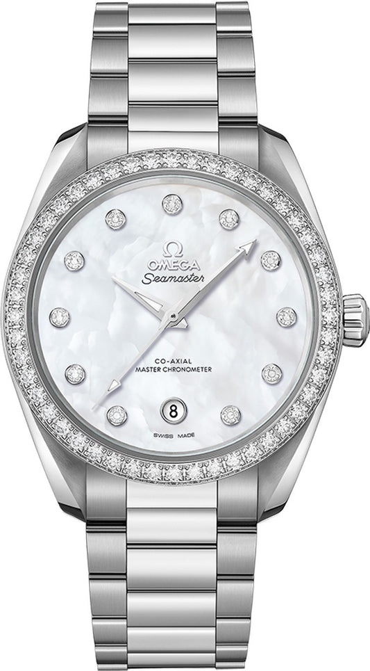 Omega Seamaster Aqua Terra Diamond Women's Watch 220.15.38.20.55.001