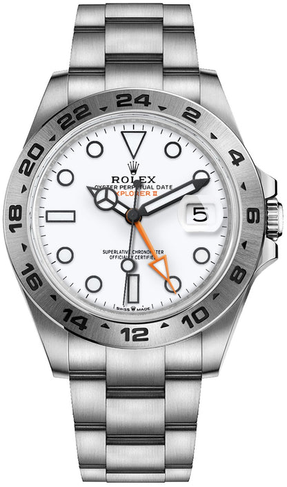 Rolex Explorer II White Dial Oystersteel Oyster Bracelet Men's Watch 226570-0001