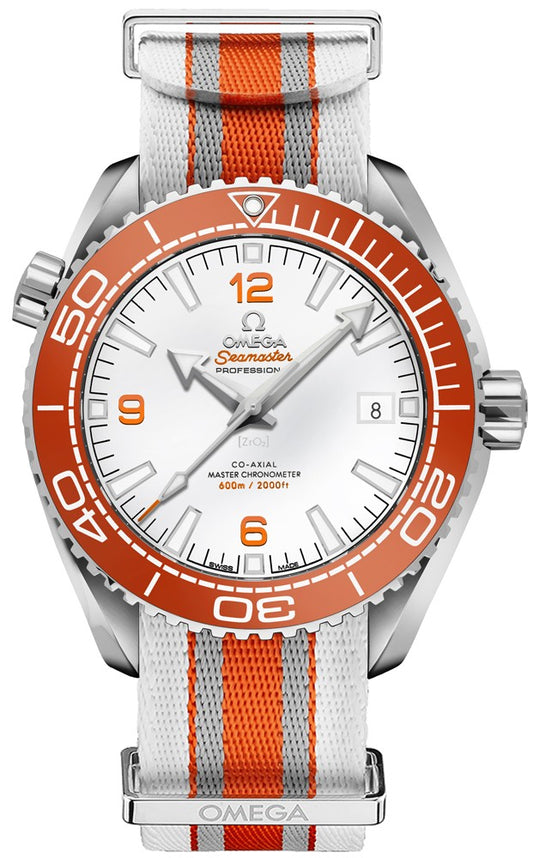 Omega Seamaster Planet Ocean White Dial Men's Watch 215.32.44.21.04.001