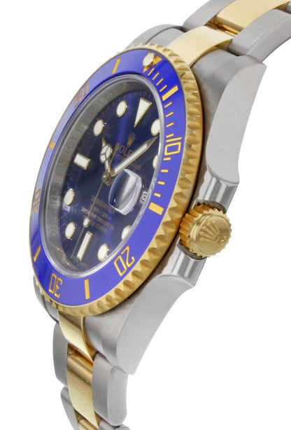 Rolex Submariner Date Two Tone Blue Dial Men's Watch 116613LB-0005