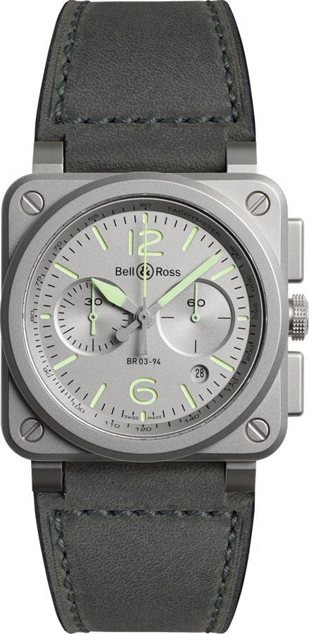 Bell & Ross Aviation Instruments Horolum Limited Men's Watch BR0394-GR-ST/SCA