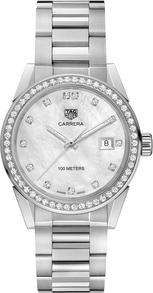 Tag Heuer Carrera 36mm Diamond Women's Watch WBG1315.BA0758