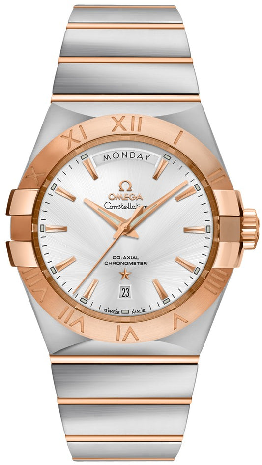 Omega Constellation Rose Gold Men's Luxury Watch 123.20.38.22.02.001