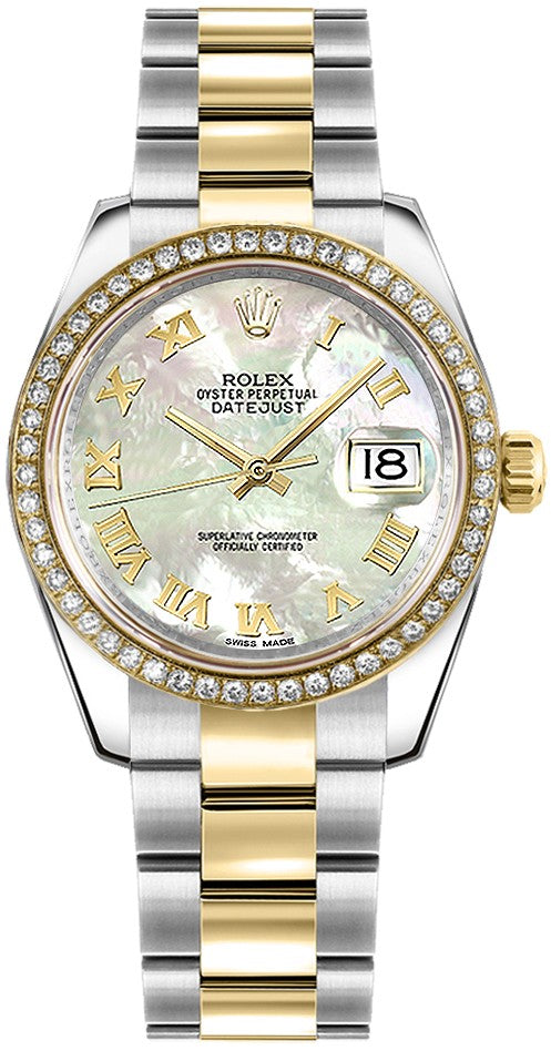 Rolex Datejust 31 Mother of Pearl Roman Numeral Watch 178383-0015