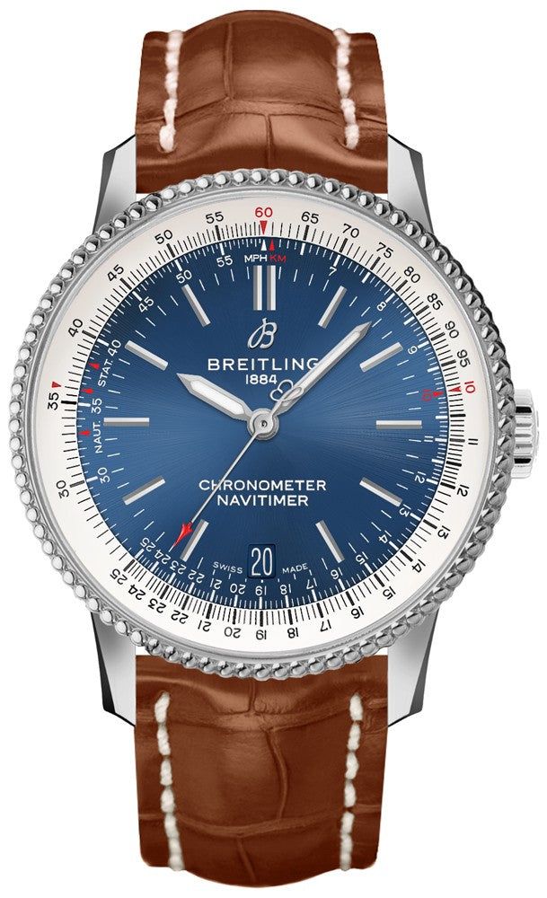 Breitling Navitimer 1 Automatic 38 Blue Dial Men's Watch A17325211C1P2