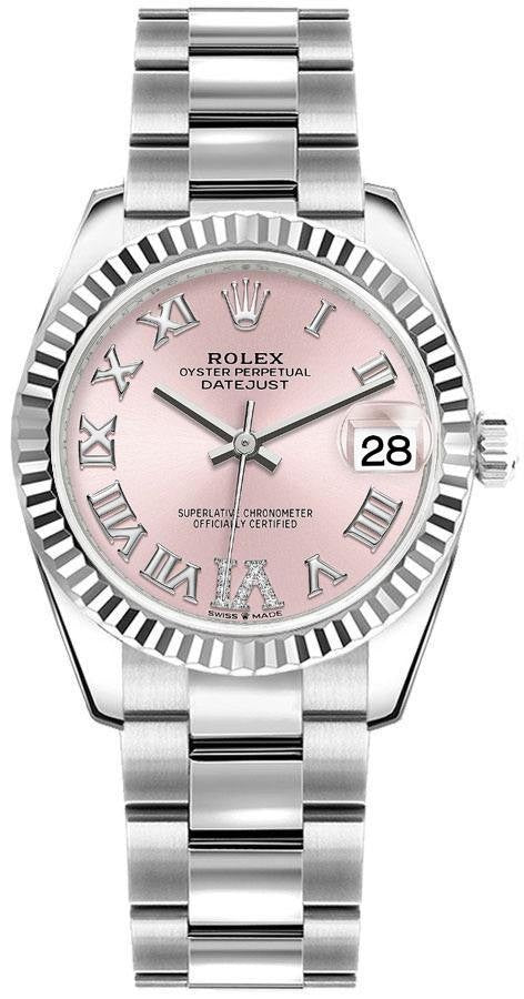 Rolex Datejust 31 Fluted Bezel Oyster Bracelet Women's Watch 278274-0023