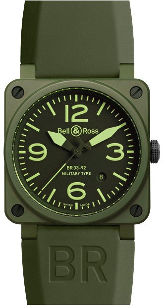 Bell & Ross Aviation Instruments BR0392-CERAM-MIL