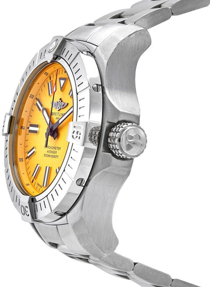 Breitling Avenger Seawolf Yellow Dial Men's Watch A17319101I1A1