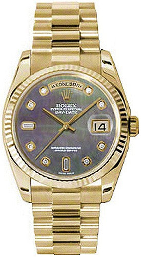 Rolex Day-Date 36 Diamond Solid Gold Watch 118238