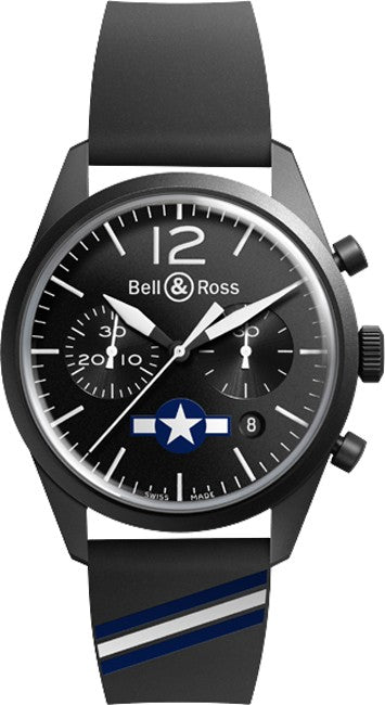 Bell & Ross Vintage Original Limited Out of 99 US Air Force Watch BRV126-BL-CA-CO/US