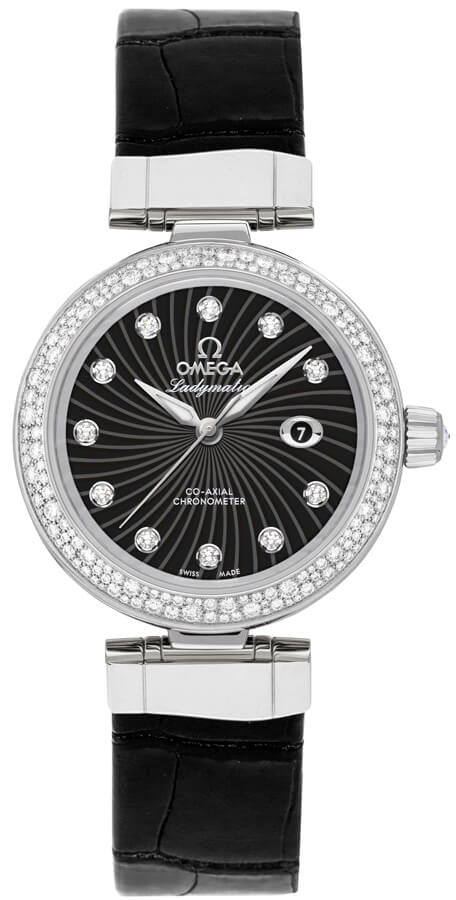 Omega De Ville Ladymatic Diamond Women's Watch 425.38.34.20.51.001